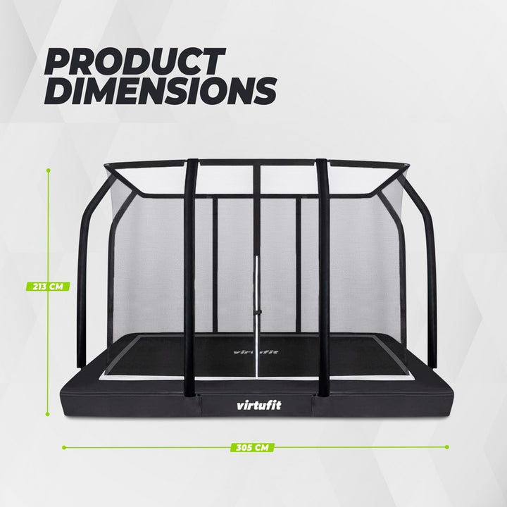 Trambulina Inground VirtuFit Premium - 213 x 305 cm
