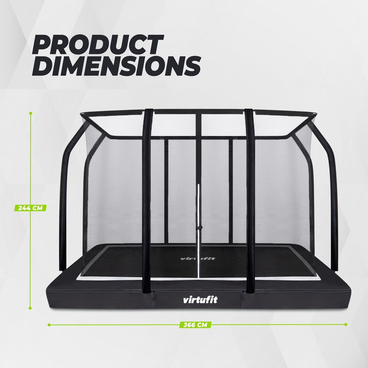 Trambulina Inground VirtuFit Premium - 244 x 366 cm