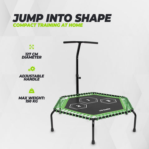 Trambulina Fitness Virtufit Pro - Inaltime Ajustabila