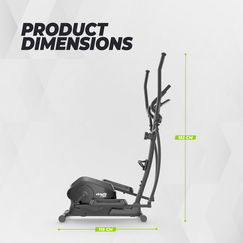 Bicicleta eliptica VirtuFit CTR100 (model 2026) cu rezistenta magnetica