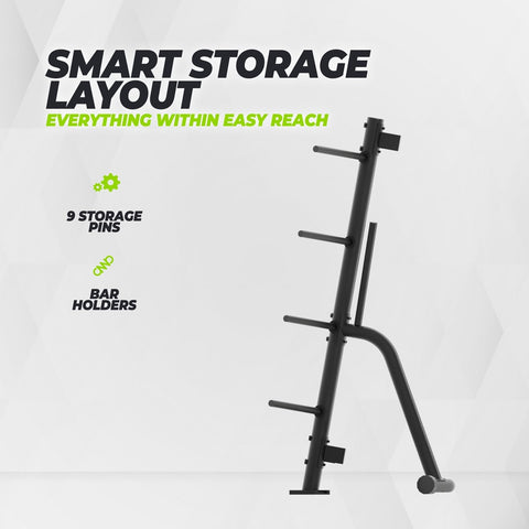 Suport Depozitare Bodypump VirtuFit – Pentru 10 seturi – Pump Rack