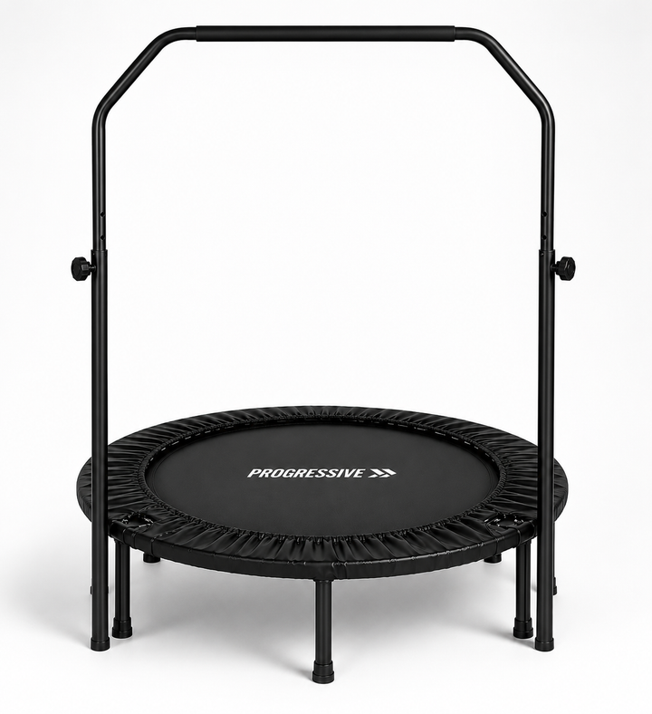 Trambulina Fitness Progressive pliabila cu maner ajustabil
