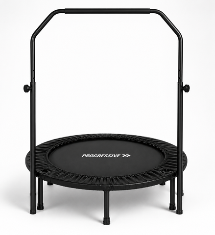 Trambulina Fitness Progressive pliabila cu maner ajustabil