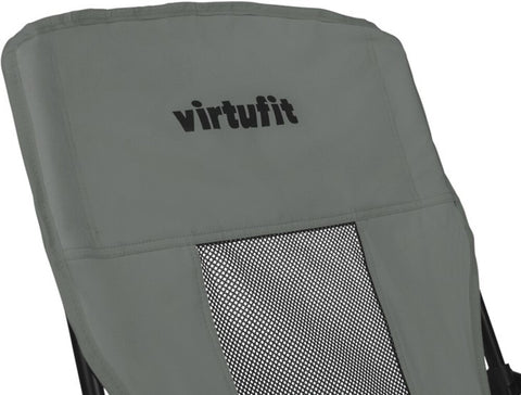 VirtuFit Scaun de Plaja Pliabil - Gri