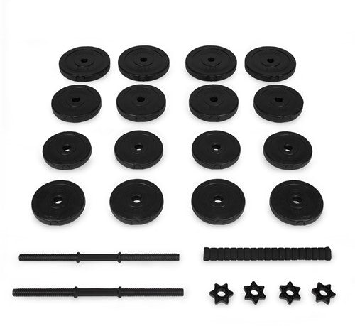 Set Gantere 2 in 1 VirtuFit Ajustabile - 30 kg Vinil