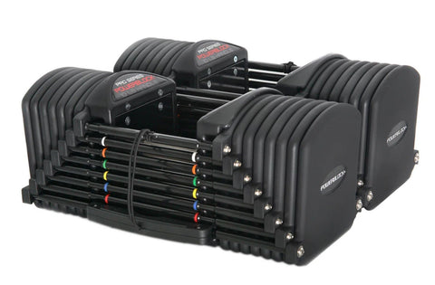 Gantere reglabile Powerblock Pro 90 Commercial cu Pro Rack Stand