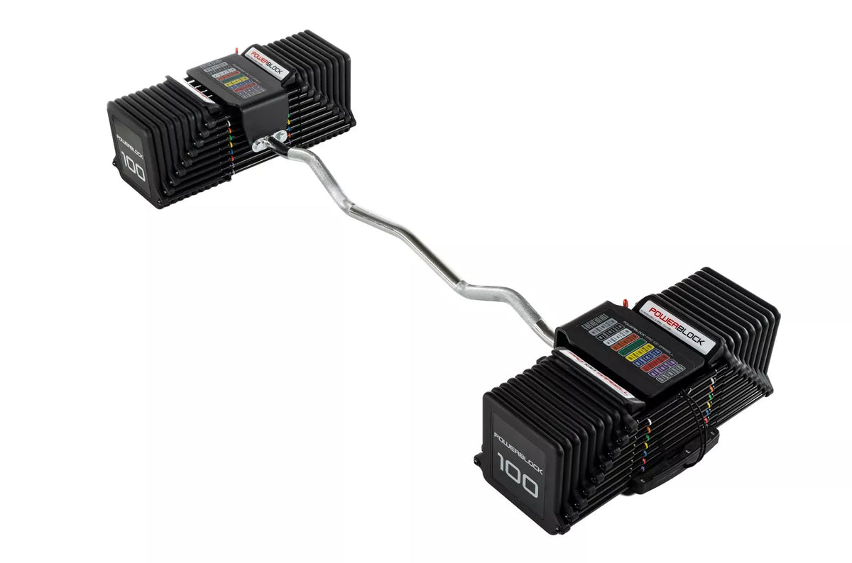 Haltera cu bara curbata Powerblock Pro 100 EZ