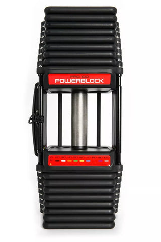 Gantere reglabile Powerblock Pro 100 Commercial cu Pro Rack Stand