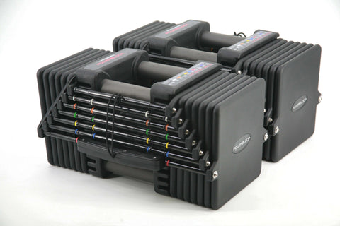 Gantere reglabile Powerblock Pro 125 Commercial cu Pro Rack Stand