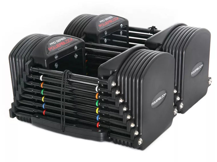 Gantere reglabile Powerblock Pro 50 Commercial cu Pro Rack Stand
