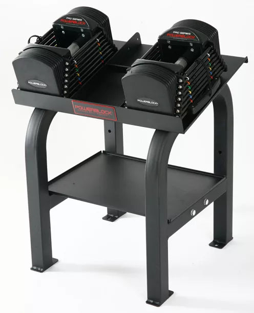 Gantere reglabile Powerblock Pro 50 Commercial cu Pro Rack Stand