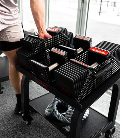 Suport pentru gantere reglabile Powerblock Commercial Pro Max
