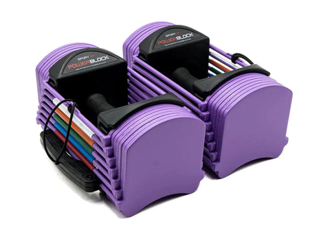Gantere reglabile Powerblock Sport 24 - Mov deschis