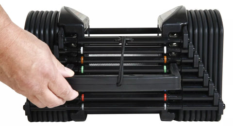 Gantere reglabile Powerblock Pro 50 Commercial cu Pro Rack Stand