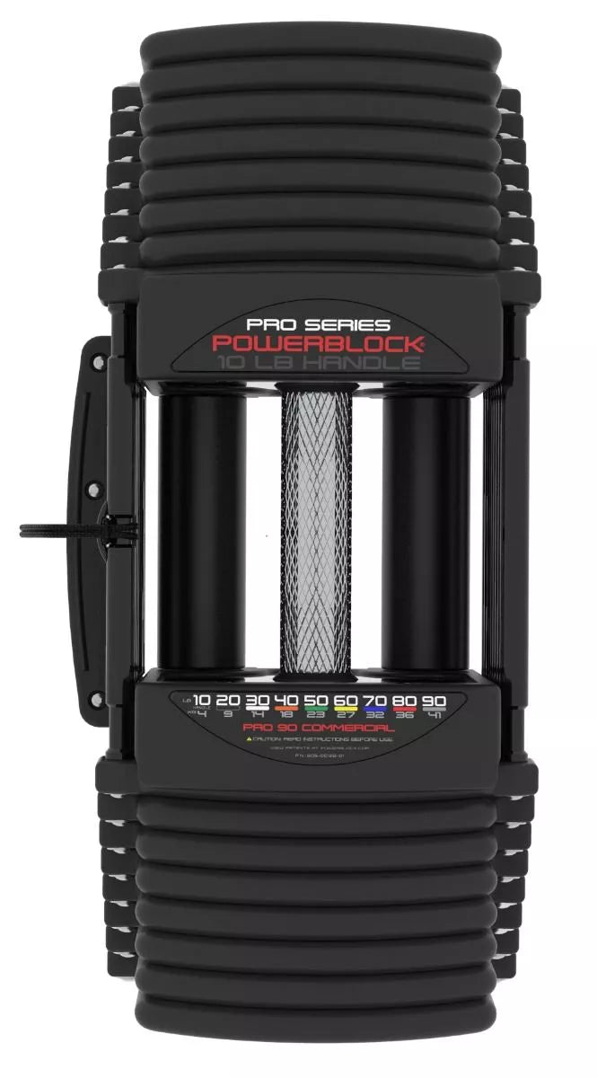 Gantere reglabile Powerblock Pro 90 Commercial cu Pro Rack Stand
