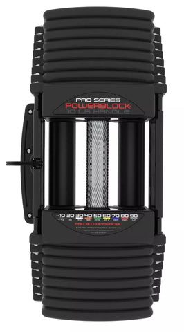 Gantere reglabile Powerblock Pro 90 Commercial cu Pro Rack Stand