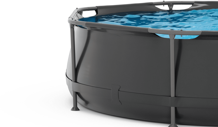 Piscina VirtuFit rotunda  305 cm diametru cu sistem filtrare inclus si cadru metalic
