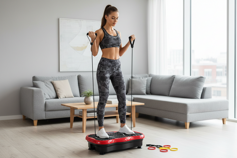 Aparat vibromasaj PROGRESSIVE UltraFit + 5 accesorii