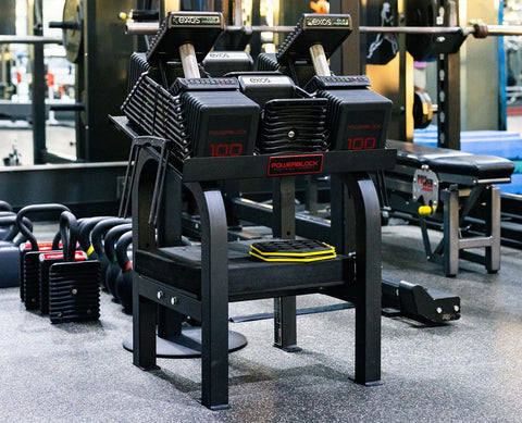 Suport pentru gantere reglabile Powerblock Commercial Pro Rack