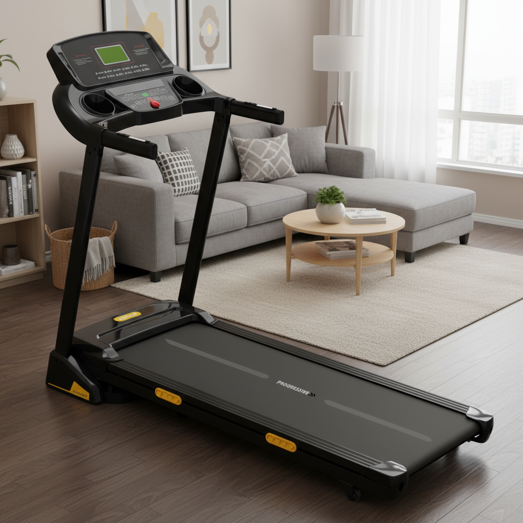 Banda de alergare electrica cu inclinare automata Progressive RUN3000