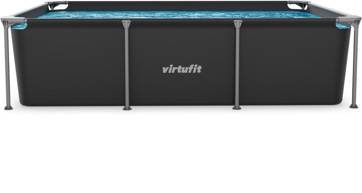 Piscina dreptunghiulara VirtuFit 260 x 180  x 66 cm cu sistem filtrare inclus si cadru metalic