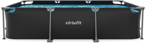 Piscina dreptunghiulara VirtuFit 300 x 210 x 67 cm cu sistem filtrare inclus si cadru metalic