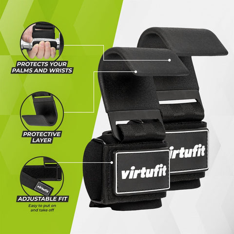 Set Carlige de ridicare greutati VirtuFit Pro