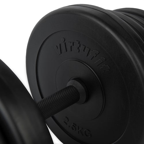 Set Gantere 2 in 1 VirtuFit Ajustabile - 30 kg Vinil