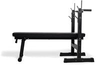 Banca de antrenament greutati si abdomen ajustabila VirtuFit Compact