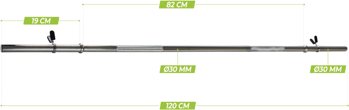 Bara Greutati VirtuFit 120cm - 30mm