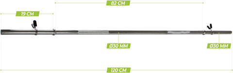 Bara Greutati VirtuFit 120cm - 30mm