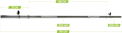 Bara Greutati VirtuFit 170cm - 30mm