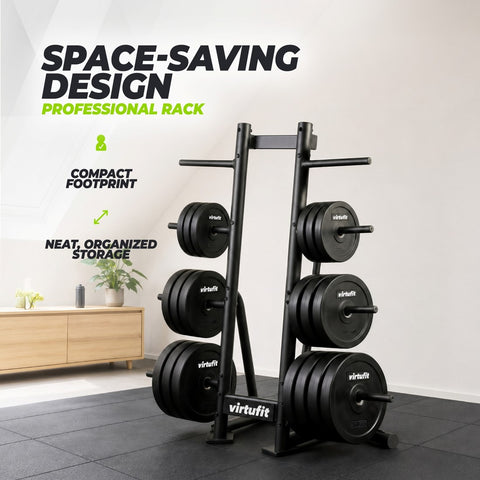 Suport Depozitare Bodypump VirtuFit – Pentru 10 seturi – Pump Rack