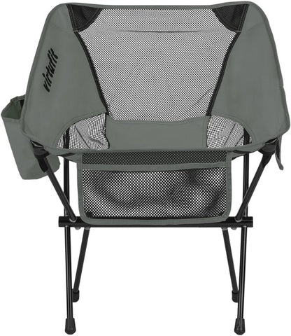 Scaun de camping/plaja  VirtuFit Compact -  Gri