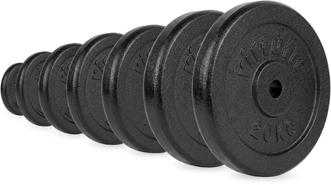 DISC DE GREUTATE VIRTUFIT 30 mm - 2,5 kg- Negru