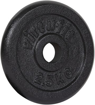 DISC DE GREUTATE VIRTUFIT 30 mm - 2,5 kg- Negru