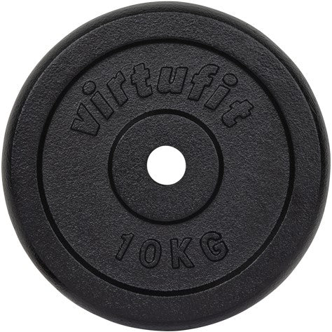 Greutate VirtuFit Cast Iron Weight Plate - Dumbbell weight - 30 mm - 15 kg - Black