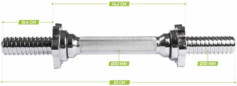 Bara pentru gantere VirtuFit  – 30 mm – 35 cm