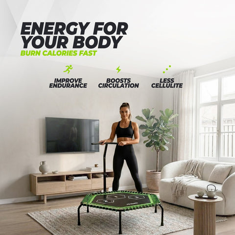 Trambulina Fitness Virtufit Pro - Inaltime Ajustabila