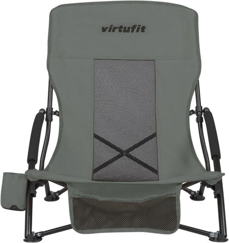 VirtuFit Scaun de Plaja Pliabil - Gri