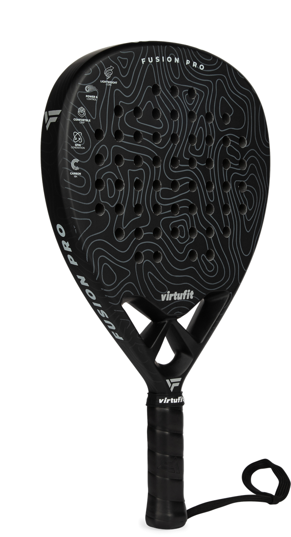 Racheta de Padel VirtuFit Fusion Pro Padel Racket- Negru- Gri