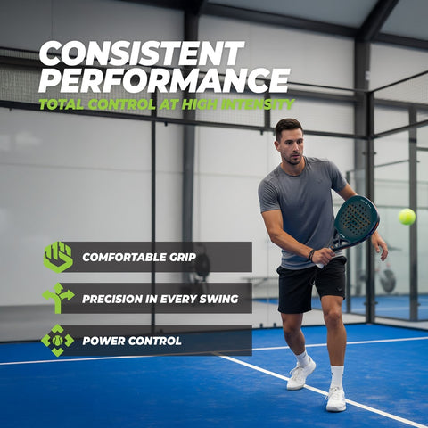 Racheta de Padel VirtuFit Fusion Pro - albastru-verde