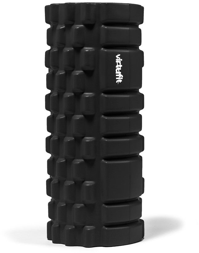 Rola Cilindru Masaj din spuma VirtuFit Grid Foam Roller 33 cm