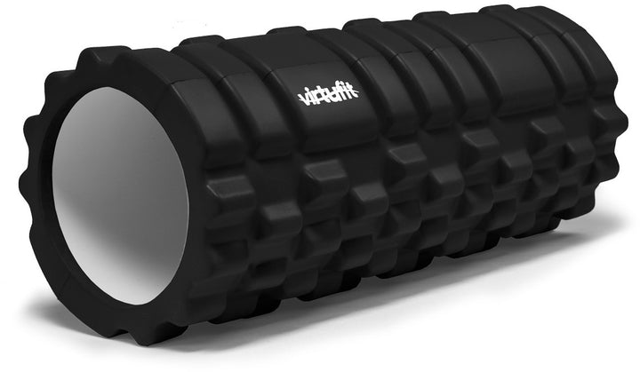 Rola Cilindru Masaj din spuma VirtuFit Grid Foam Roller 33 cm