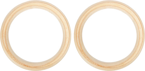 Inele pentru gimnastica din lemn, curele incluse VirtuFit Wooden Gym Rings