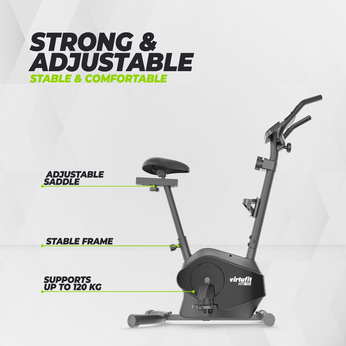 Bicicleta de exercitii VirtuFit HTR100 (model 2026) cu rezistenta magnetica
