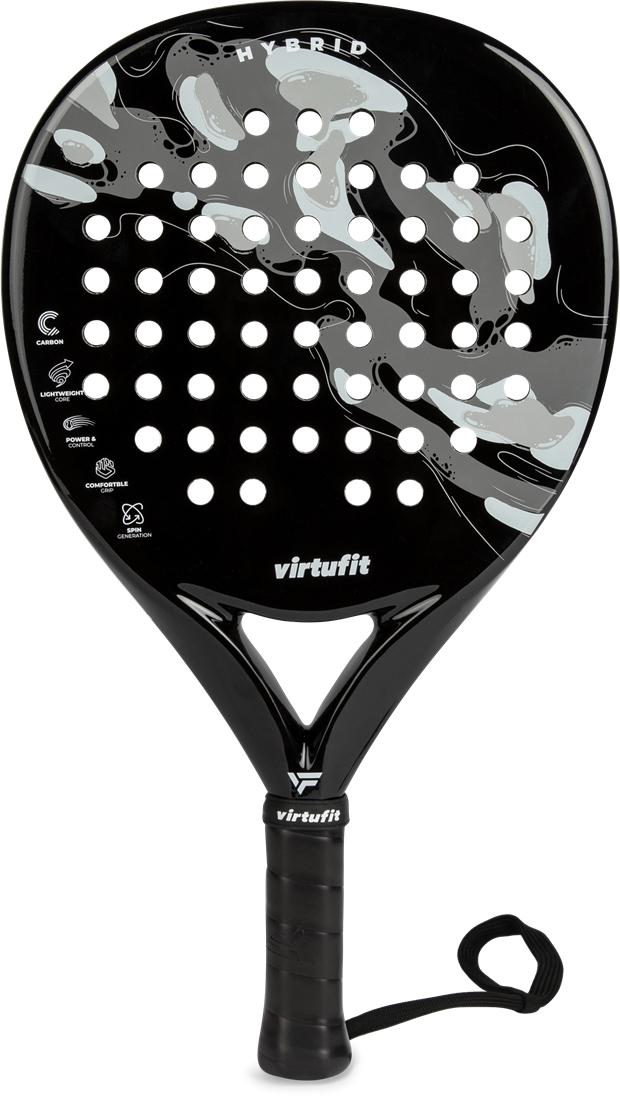 Racheta de Padel VirtuFit Hybrid Padel Racket- Negru- Gri