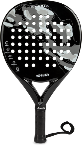 Racheta de Padel VirtuFit Hybrid Padel Racket- Negru- Gri