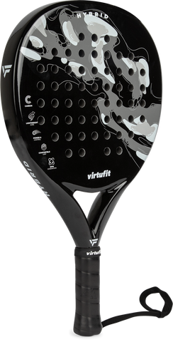 Racheta de Padel VirtuFit Hybrid Padel Racket- Negru- Gri