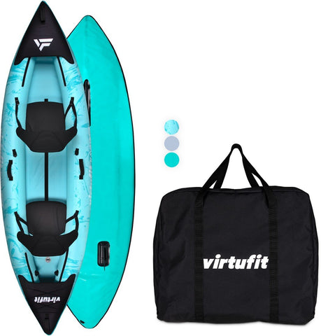 Caiac Virtufit 335 Turcoaz- Cu scaune de caiac si geanta de transport